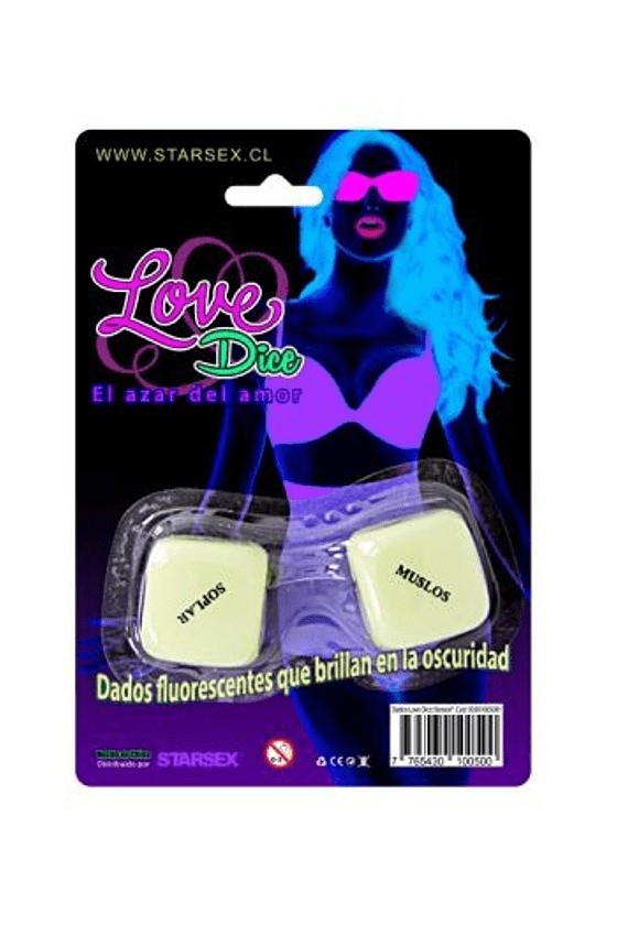 Dados Fluorescentes - Love...