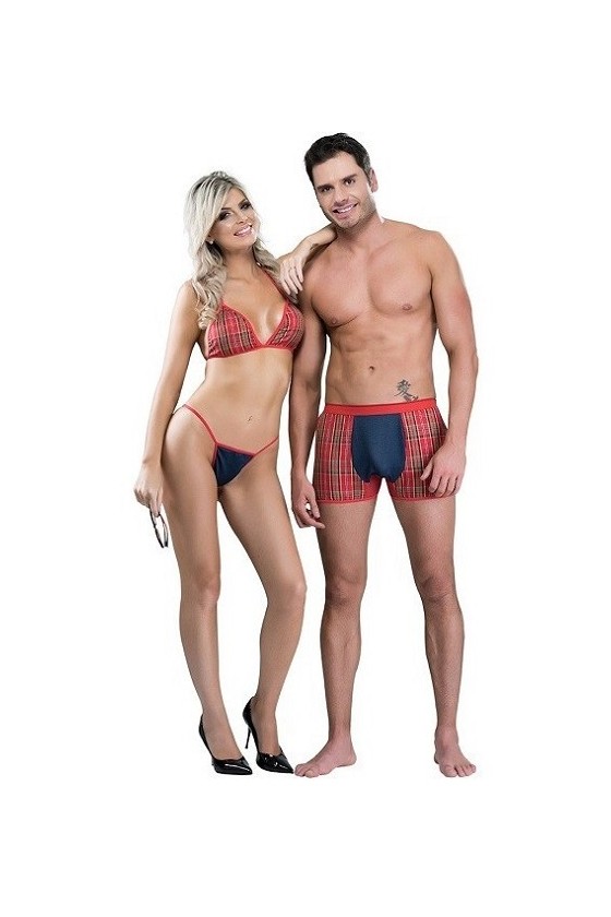 Conjunto pareja universitaria